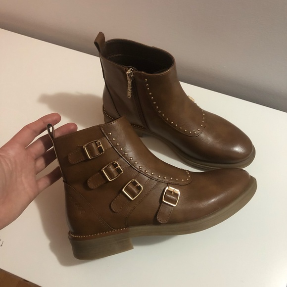 Brown ankle boots, size 36 - Picture 5 of 9